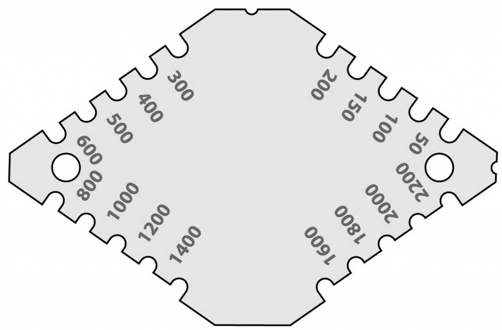 Толщиномер-гребенка Константа Г-3